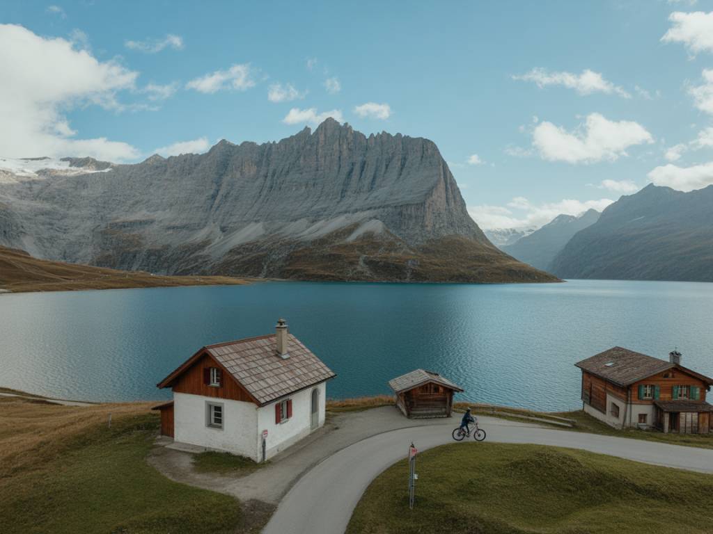 Voyage à vélo en Suisse : entre sommets alpins, lacs cristallins et villages traditionnels